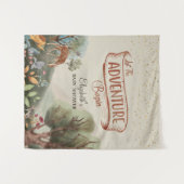 Der farbige Stift Lasse den Hintergrund des Abente Wandteppich (Vorderseite (Horizontal))