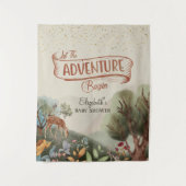 Der farbige Stift Lasse den Hintergrund des Abente Wandteppich (Vorderseite)