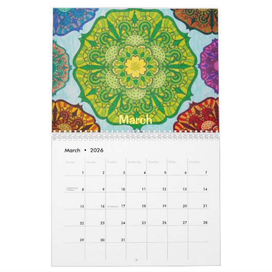 Der Farbkalender Kalender (Mär 2026)