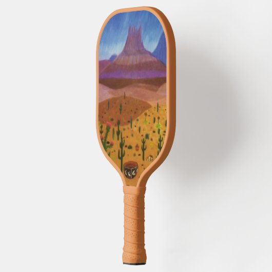 Der Farbstift für die Wüste im Südwesten Zeichne Pickleball Schläger (Links)