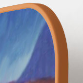 Der Farbstift für die Wüste im Südwesten Zeichne Pickleball Schläger (Linke Seite)