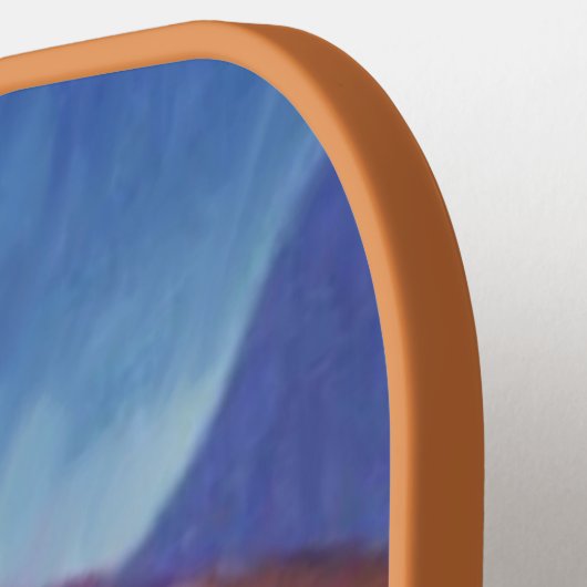 Der Farbstift für die Wüste im Südwesten Zeichne Pickleball Schläger (Linke Seite)