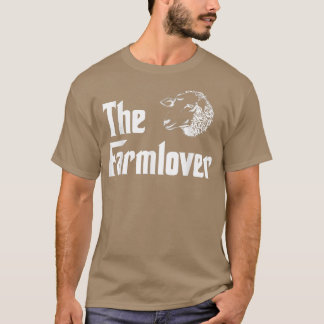 Der Farmlover Funny Farm Sheeps Bauer Spaß T-Shirt