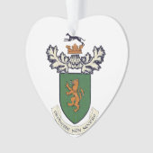 Der Farrell Clan von Irland-Wappen u. Tartan Ornament (Vorderseite)