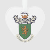 Der Farrell Clan von Irland-Wappen u. Tartan Ornament (Vorderseite)