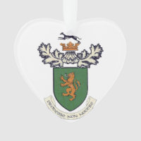 Der Farrell Clan von Irland-Wappen u. Tartan