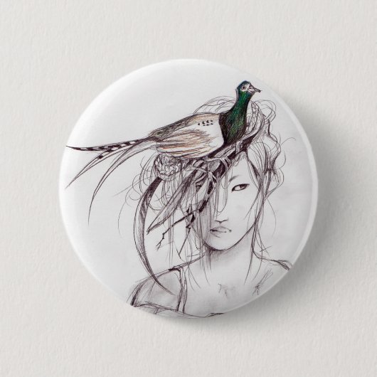 Der Fasan Button (Vorderseite)