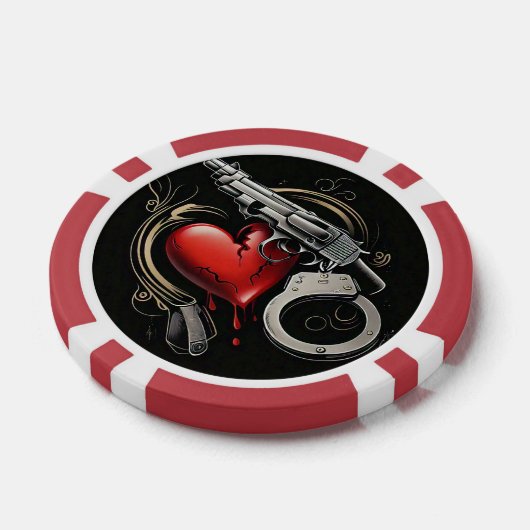 "Der fatale Fehler der Liebe" Pokerchips (Einzeln)