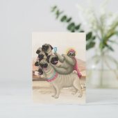 Der Faultier von Babylon Postkarte (Stehend Vorderseite)