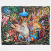 Der Favorit der Fairies, John Anster Fitzgerald Fleecedecke (Vorderseite (Horizontal))