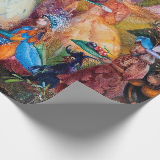 Der Favorit der Fairies, John Anster Fitzgerald Geschenkpapier (Ecke)