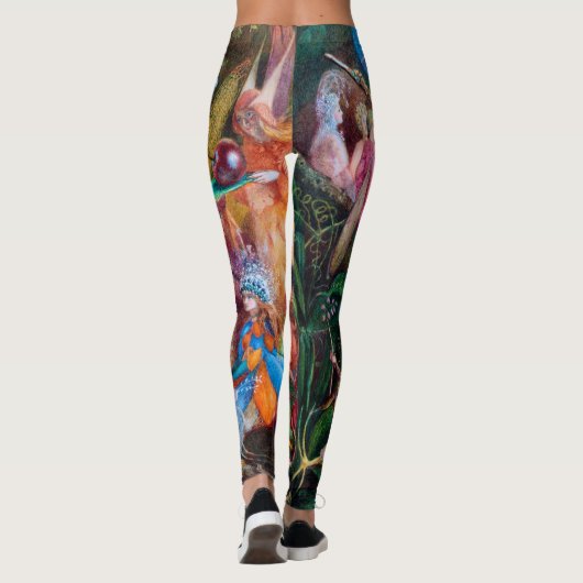 Der Favorit der Fairies, John Anster Fitzgerald Leggings (Rückseite)