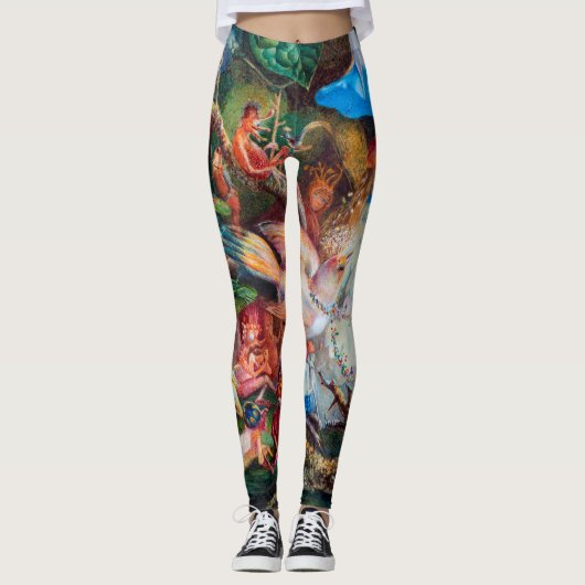 Der Favorit der Fairies, John Anster Fitzgerald Leggings (Vorderseite)