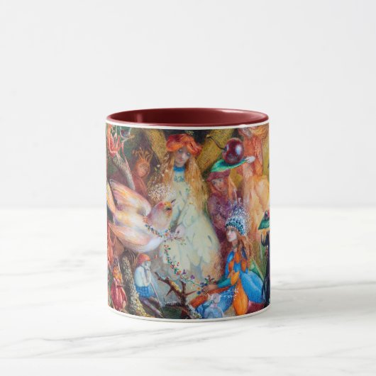 Der Favorit der Fairies, John Anster Fitzgerald Tasse (Zentrum)