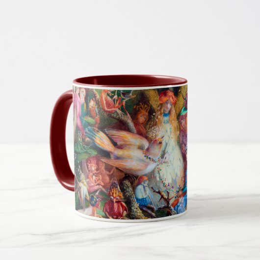 Der Favorit der Fairies, John Anster Fitzgerald Tasse (Vorderseite Links)