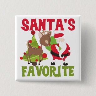 Der Favorit des Weihnachtsmanns Button