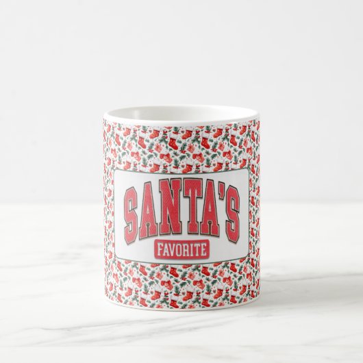 Der Favorit des Weihnachtsmanns Kaffeetasse (Mittel)