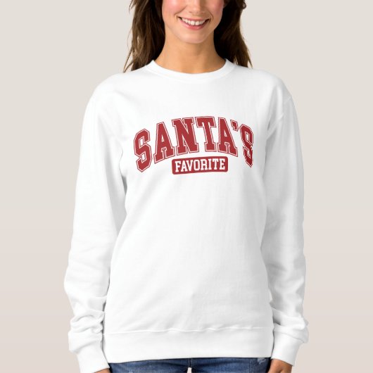 Der Favorit des Weihnachtsmanns Sweatshirt (Vorderseite)
