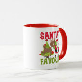 Der Favorit des Weihnachtsmanns Tasse (VorderseiteRechts)