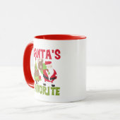 Der Favorit des Weihnachtsmanns Tasse (Vorderseite Links)