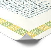 Der Fee-Tanz - Ein schönes Liebe-Gedicht - Drucken Poster (Ecke)