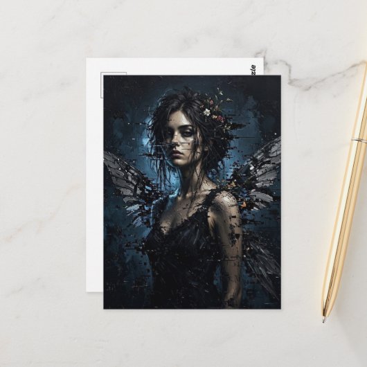 Der Feenglitch Postkarte (Vorderseite/Rückseite Beispiel)