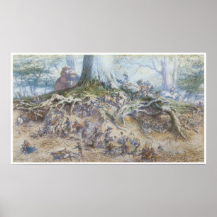Der feenhafte Baum, Richard Doyle Poster