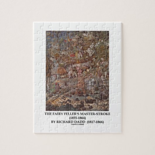 Der feenhaften Meister-Anschlag des Holzfällers Puzzle (Vertikal)