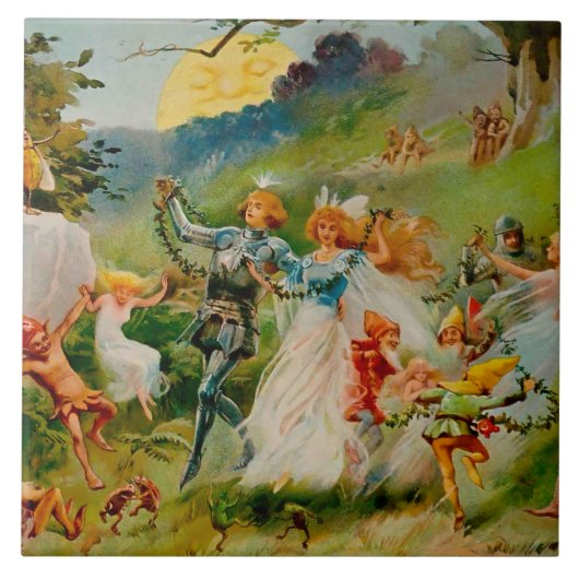 „Der Feentanz“ von ES Hardy Fliese (Vorderseite)