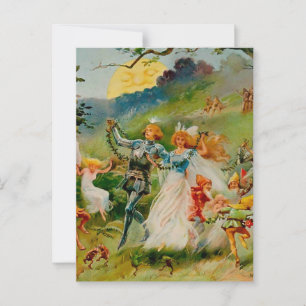 „Der Feentanz“ von ES Hardy Postkarte