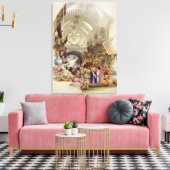 Der fehlende Tcharsky oder der ägyptische Markt in Leinwanddruck (Insitu (Wohnzimmer))