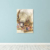 Der fehlende Tcharsky oder der ägyptische Markt in Leinwanddruck (Insitu (Holzboden))