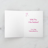 Der Fehler der Liebe hat gebissen Karte (Innenseite)