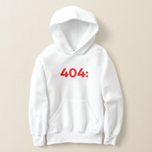 Der Fehlercode, der auf Selbstvertrauen läuft Hoodie (Ablage )