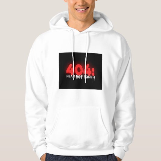 Der Fehlercode, der auf Selbstvertrauen läuft Hoodie (Vorderseite)