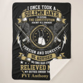 Der feierliche Eid der USA Sherpadecke (Vorderseite)