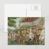 Der feierliche Eingang des Kaisers Charles V. Postkarte (Vorne/Hinten)