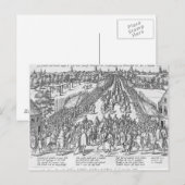Der feierliche Eintrag von Matthias Postkarte (Vorne/Hinten)