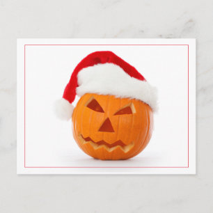 Der Feiertag (Santa Pumpkin) Postkarte
