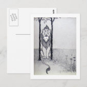Der Feige Löwe Postkarte (Vorne/Hinten)