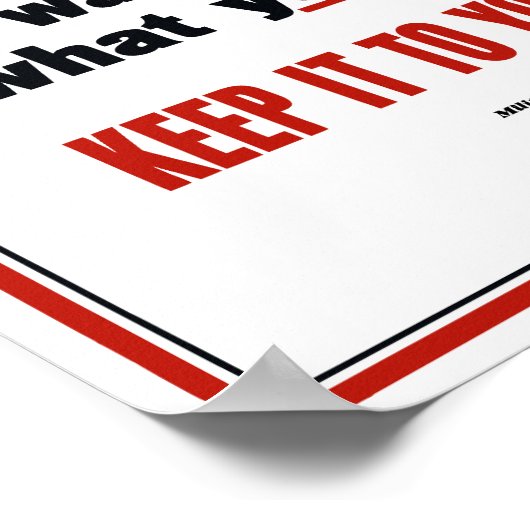 Der Feind hört zu - der Zweite Weltkrieg Poster (Ecke)