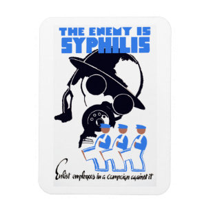 Der Feind ist Syphilis Magnet