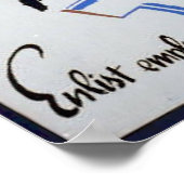 Der Feind ist Syphilis Poster (Ecke)