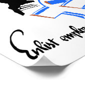 Der Feind ist Syphilis - WPA Poster (Ecke)