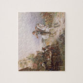 Der Feind nähert sich (Öl auf Leinwand) Puzzle (Vertikal)