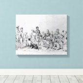 Der Feldprediger, 1837 Leinwanddruck (Insitu (Holzboden))