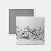 Der Feldprediger, 1837 Magnet (Vorderseite/Rückseite)