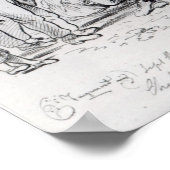 Der Feldprediger, 1837 Poster (Ecke)