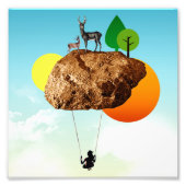 Der Fels unserer Existenz Fotodruck (Vorne)