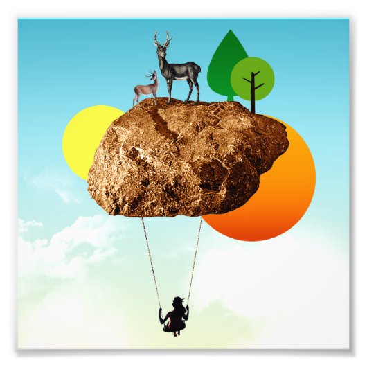 Der Fels unserer Existenz Fotodruck (Vorne)